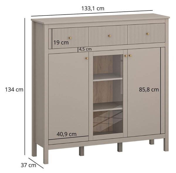 Vitrin Karankas 2 (taupe)