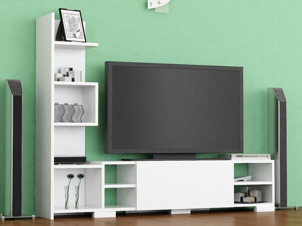 Nappali fal Perla set (fehér)