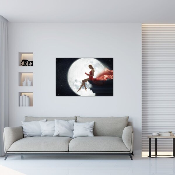 Kép - Nő a holdfényben (90x60 cm)