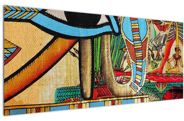 Egyiptomi motívumú kép (120x50 cm)
