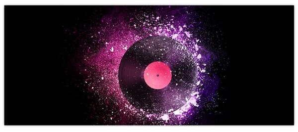 Kép - Vinillemez rózsaszín-lila színben (120x50 cm)