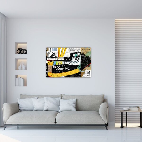 Festmény - Graffiti (90x60 cm)
