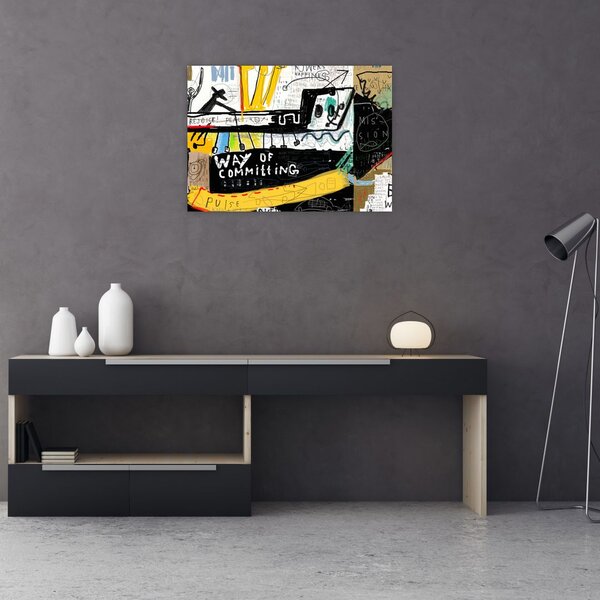 Festmény - Graffiti (70x50 cm)
