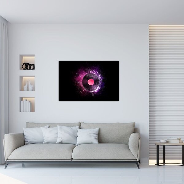 Kép - Vinillemez rózsaszín-lila színben (90x60 cm)