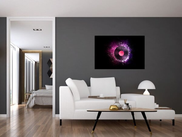 Kép - Vinillemez rózsaszín-lila színben (90x60 cm)