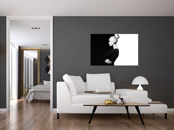 Kép - Nő à la yin and yang (90x60 cm)