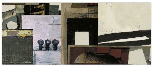 Kép - kubizmus (120x50 cm)