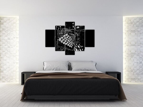 Kép - Rajz Banksy stílusában (150x105 cm)