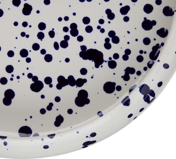 BOOGY SPLASH tésztás tányér 24 cm , sötétkék