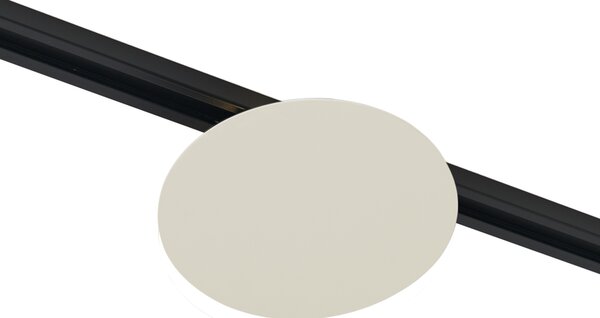 Modern bézs mennyezeti lámpa sínrendszerhez 1 fázisú 2-lámpás - Iconic Pulley