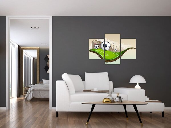 Kép - futballpálya (90x60 cm)