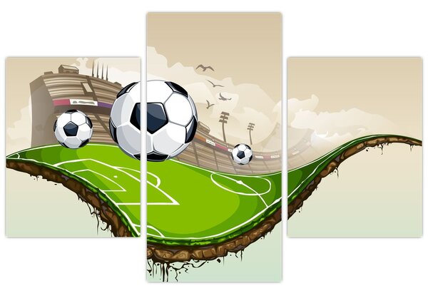 Kép - futballpálya (90x60 cm)