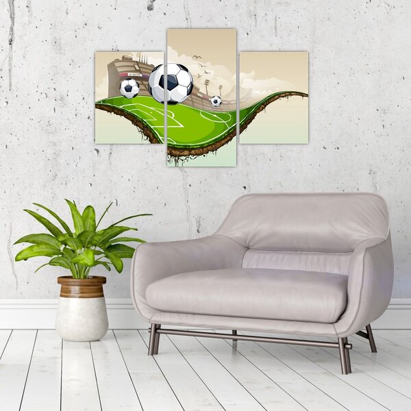 Kép - futballpálya (90x60 cm)