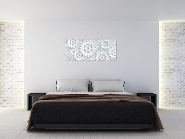 Kép - fogaskerekek (120x50 cm)