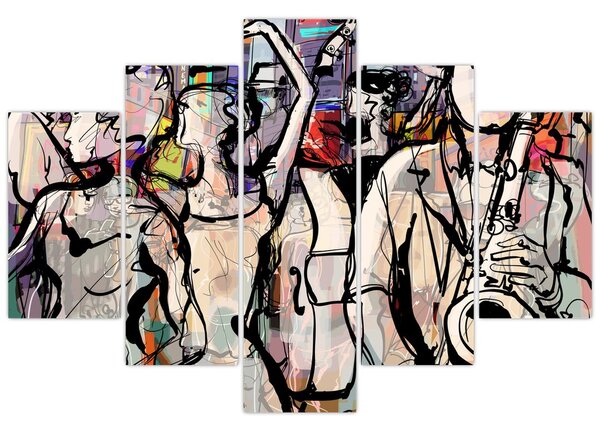 Kép - Jazz éjszaka (150x105 cm)