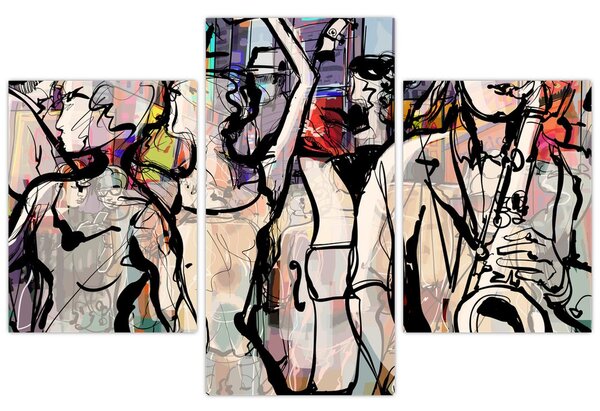 Kép - Jazz éjszaka (90x60 cm)