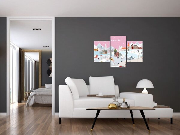 Kép - varázslatos tél (90x60 cm)