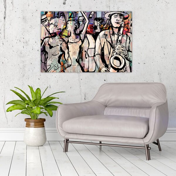 Kép - Jazz éjszaka (90x60 cm)