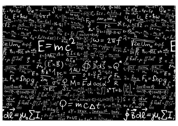 Kép - Matematika (90x60 cm)