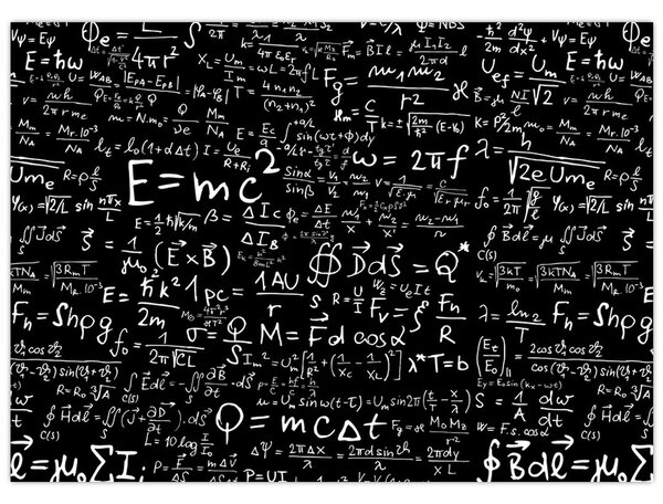 Kép - Matematika (70x50 cm)