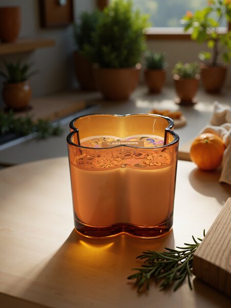 Sinsay - Illatgyertya Cashmere Vanilla - borostyánszínű