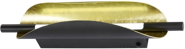Fischer & Honsel modern fali lámpa skal fekete fhl30507
