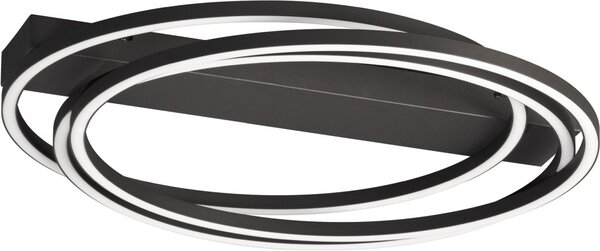 Fischer & Honsel modern mennyezeti lámpa kiku fekete fhl21529
