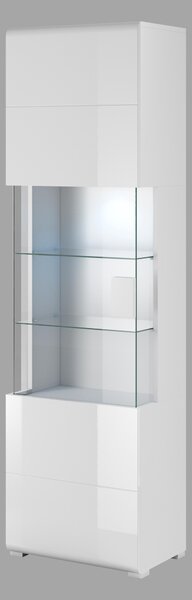 Vitrin Tamie DW05 (fehér + fényes fehér)