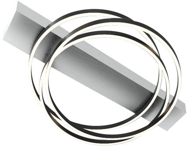 Fischer & Honsel modern mennyezeti lámpa kiku fekete alumínium fhl21538