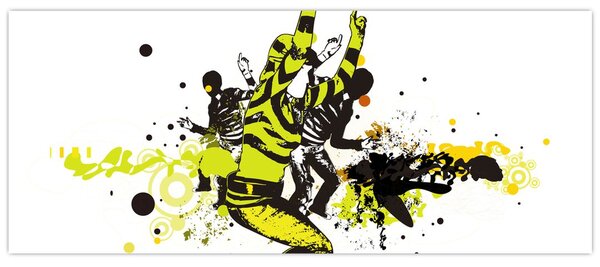 Kép - Street dance (120x50 cm)