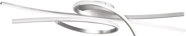 Fischer & Honsel modern mennyezeti lámpa biba fehér nikkel fhl21520