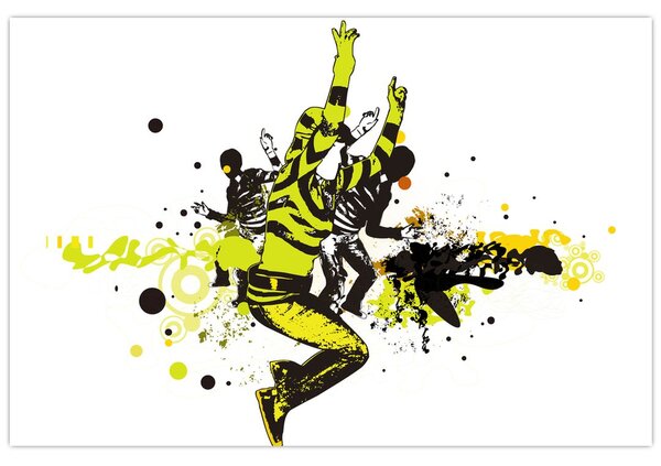 Kép - Street dance (90x60 cm)