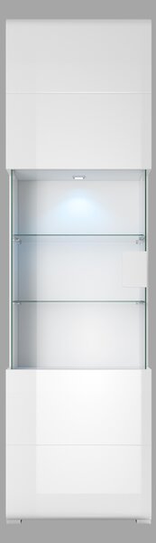 Vitrin Tamie DW05 (fehér + fényes fehér)