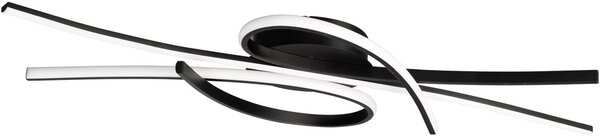 Fischer & Honsel modern mennyezeti lámpa biba fehér fekete fhl21523