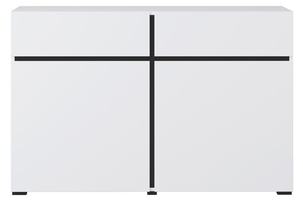 Komód Crossroad W45 (fekete + fehér)