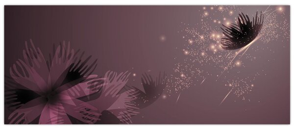 A pillangó virágának képe (120x50 cm)