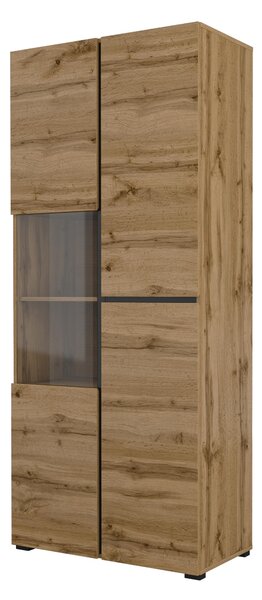Vitrin Crossroad N12 (wotan tölgy + fekete)