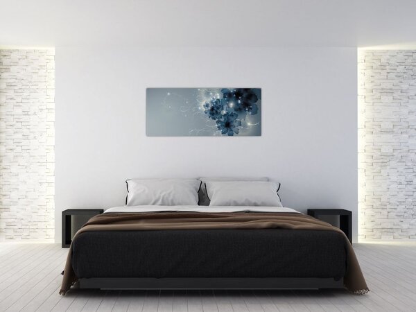 Kép - Gyengéd virágok (120x50 cm)