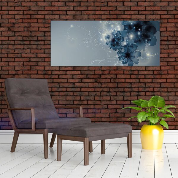 Kép - Gyengéd virágok (120x50 cm)