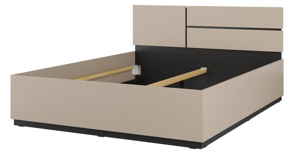 Franciaágy 160 cm Crossroad S31 (congo + fekete)