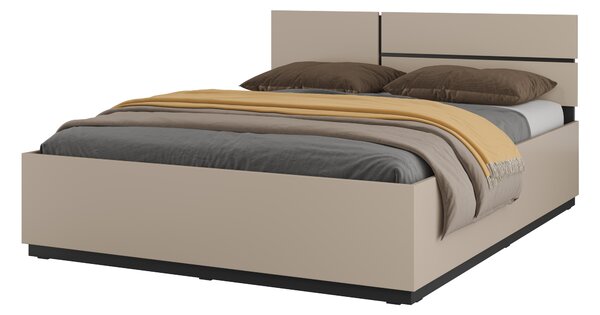 Franciaágy 160 cm Crossroad S31 (congo + fekete)