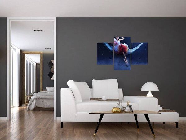 Kép - szépség a holdon (90x60 cm)