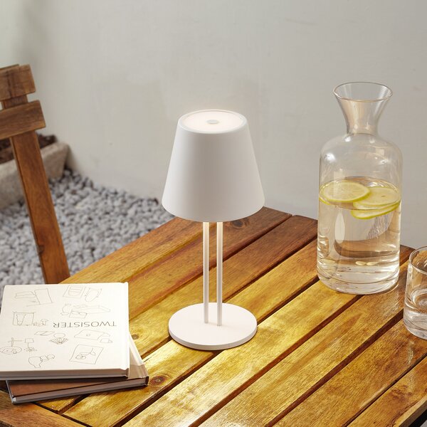 Kültéri Lámpa Lindby, Janea, dimmable, Fehér, Terasz, Fém, Modern