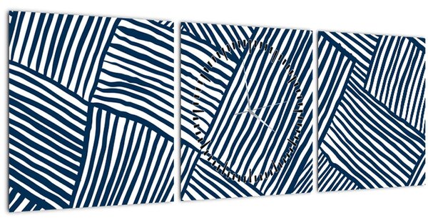 Kép - 3D vonal (órával) (90x30 cm)