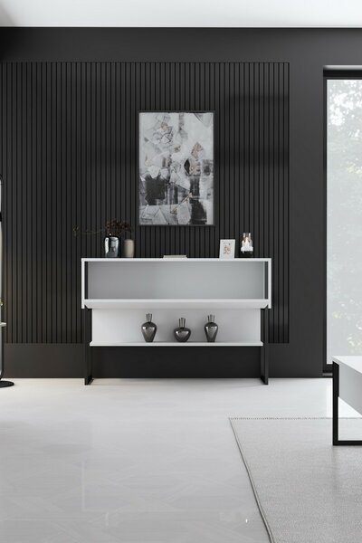 Luxe White and Black komód