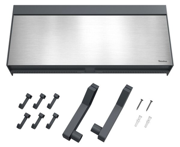 Tango Inox fali papírtörlő és fólia tartó - Metaltex