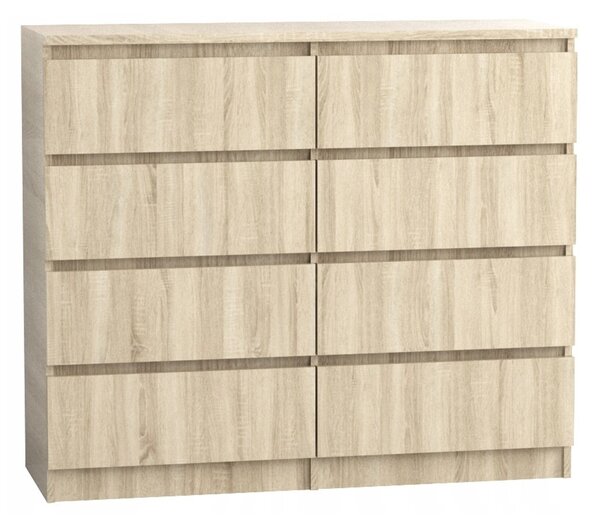 Komód 120/8 cm - sonoma tölgy