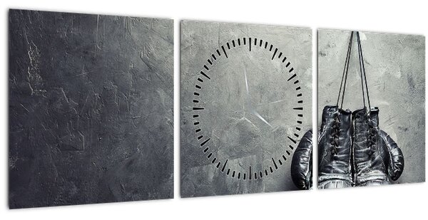 Bokszkesztyű képe (órával) (90x30 cm)