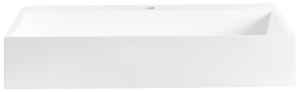 Falra szerelt mosdókagyló QUENKO Fehér 50 x 38 cm Műmárvány