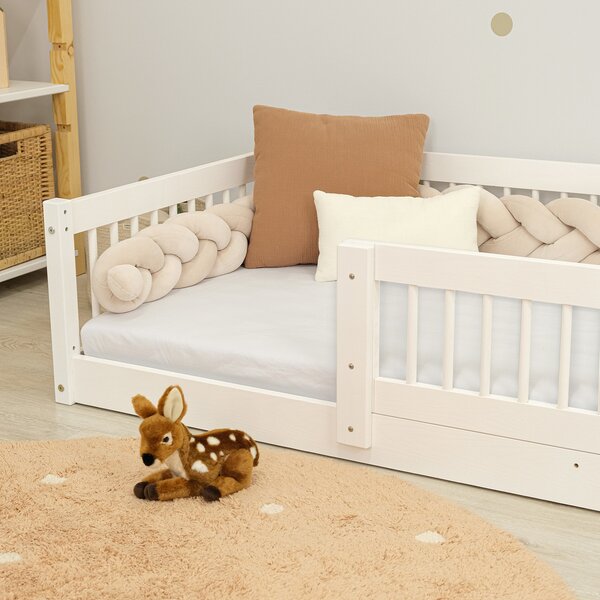 Ourbaby® Low bed for children Montessori Plus - whi fehér 160x80 cm